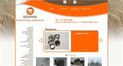 Desktop Screenshot of newpan.com.br